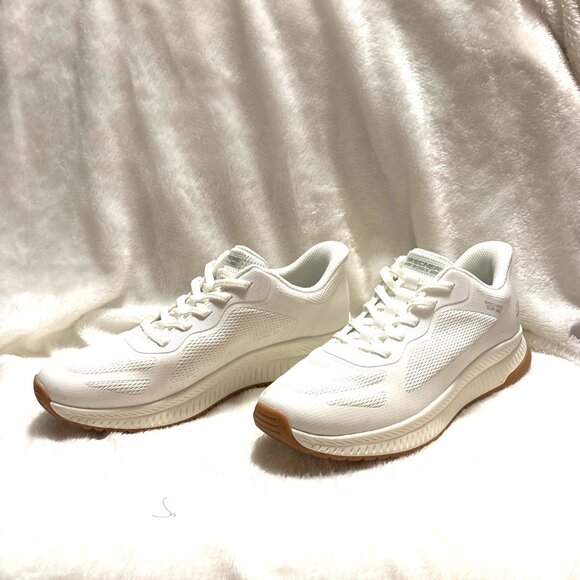 Sketchers slip-ins Bobs Squad 4 White womens 10 Sneakers - Picture 2 of 9